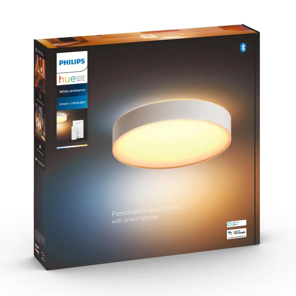 Enrave LED-loftslampe 42,5 cm hvid^Philips Hue Sale