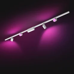 Philips Hue Perifo skinnesystem 4x spots, hvid