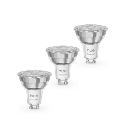 Philips Hue Dæmpbar Led-Pære|Smarte Lyskilder>Smart LED-pære GU10, 5 W RGB CCT, 3-pak