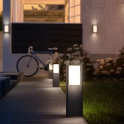 Philips Hue Turaco LED-sokkellampe, antracit, smart