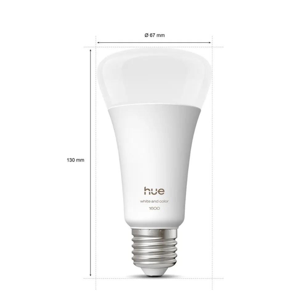 Philips Hue WACA Smart E27 LED, 11,8 W, 1600 lm, CCT, RGB