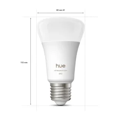 Philips Hue Dæmpbar Led-Pære|Smarte Lyskilder><noscript><img width=