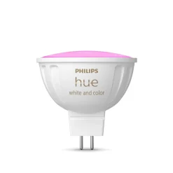Philips Hue Smarte Lyskilder>White & Colour Ambiance LED 6,3W GU5.3