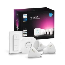 Philips Hue White & Colour Ambiance Starter Kit GU10 4.2W