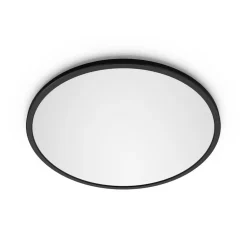 LED SuperSlim 2-pak sort IP44 Ø 30 cm 2.700 K^Philips Outlet