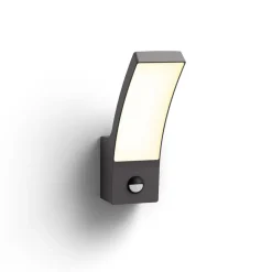Philips LED udendørs væglampe Splay UE, sensor