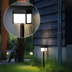 Philips LED-lampe med jordspyd Ezra UE, plast, IP44