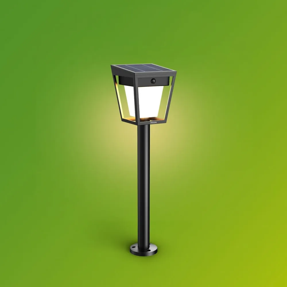 Philips Solcelle Lampe Med Sensor|Solcellelamper>LED-lampe med jordspyd Nissa UE, plast, IP44