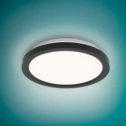 Philips LED-loftlampe Aio RD sort Ø 30 cm fjernbetjening