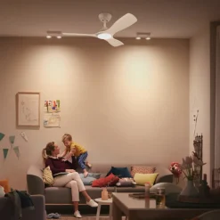 Philips LED-loftventilator Fix Blade Ø 106 cm, hvid, støjsvag