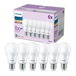 LED-pære E27 13 W 1.521lm 2.700 K mat 6^Philips Best