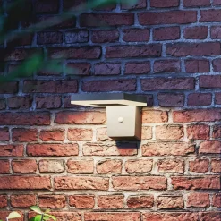 Philips Solcelle Lampe Med Sensor|Væglampe Med Sensor>LED-solcellelampe til vægmontering Zonal, hoved 16 x 16 cm