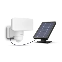 Philips Solcelle Lampe Med Sensor|Solcellelamper>LED-udendørs spotlampe Tylus, hvid, 5.000 K, sensor