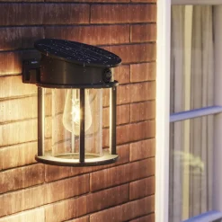 Philips Solcelle Lampe Med Sensor|Væglampe Med Sensor>LED-udendørs væglampe Geri UE Sensor, rund, IP44