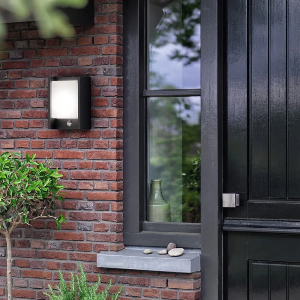 Philips LED-væglampe Arbour UE, 2-pak, sensor, 2.700 K