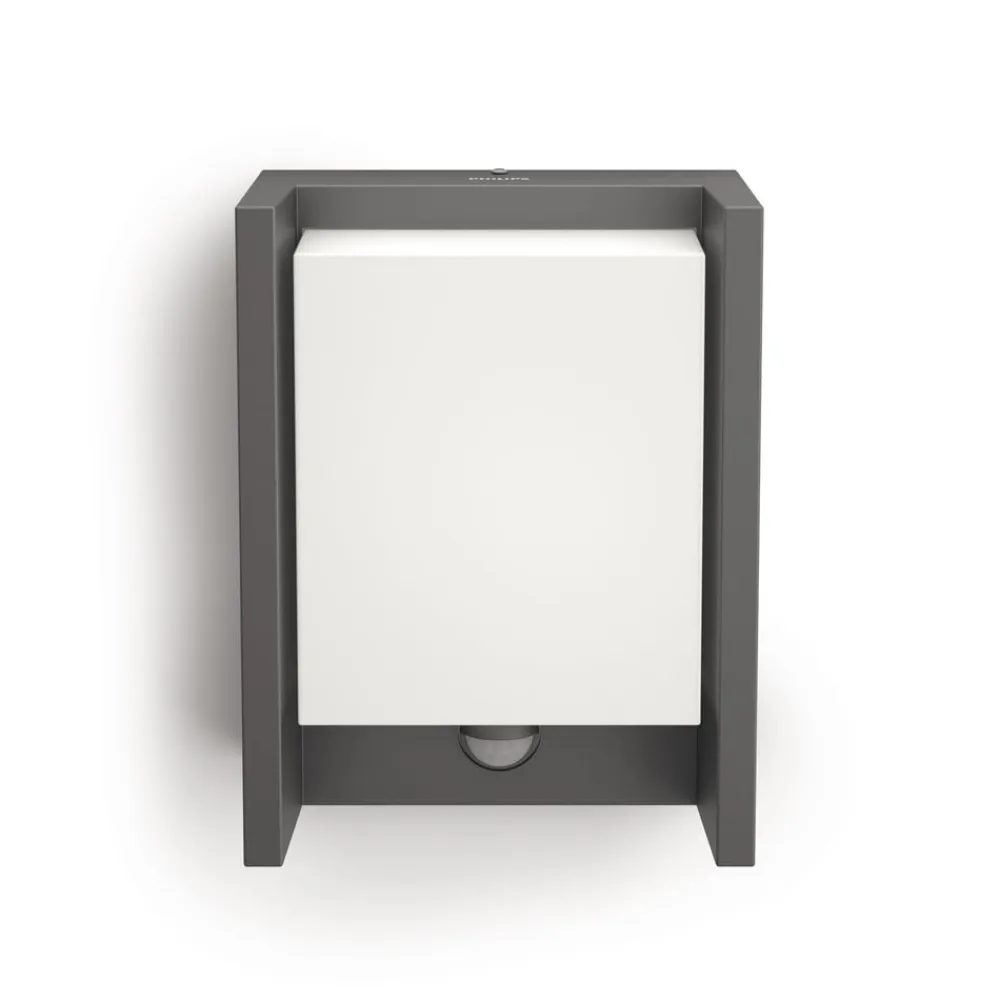 Philips LED-væglampe Arbour UE, 2-pak, sensor, 2.700 K