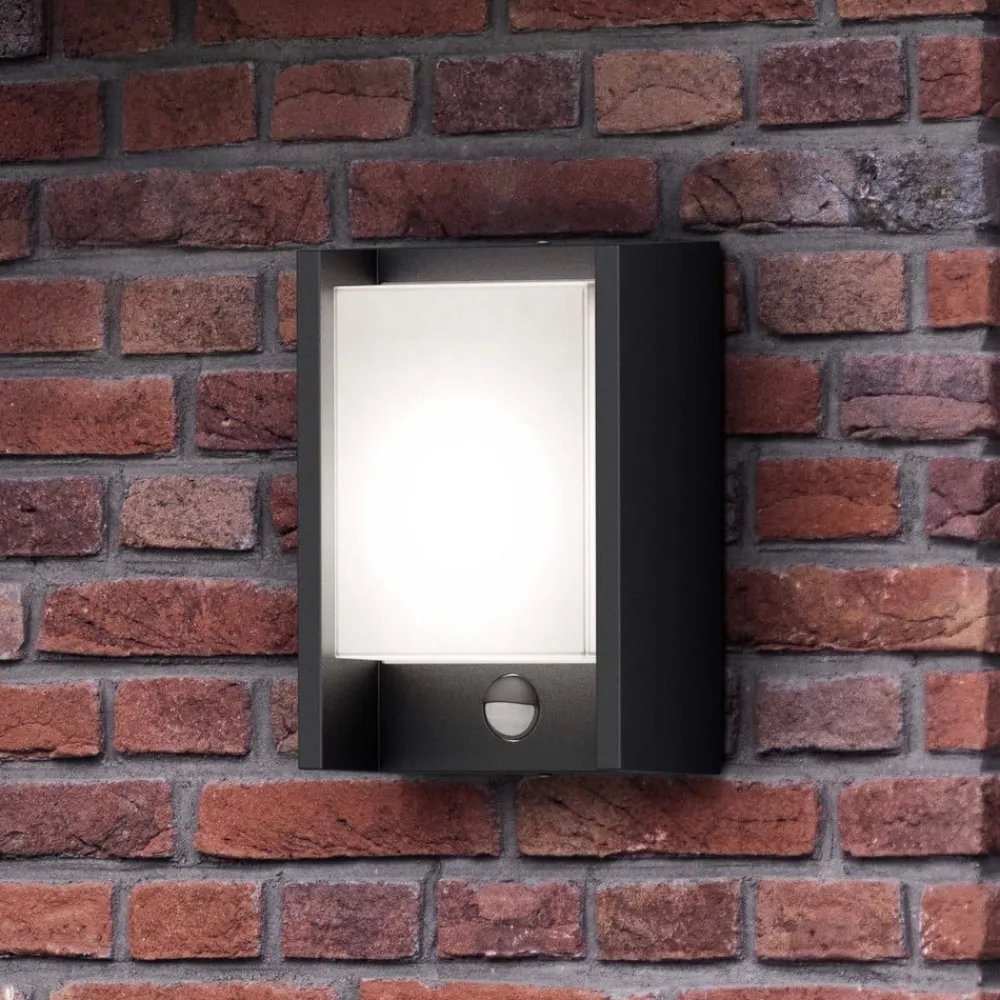 Philips LED-væglampe Arbour UE, 2-pak, sensor, 2.700 K