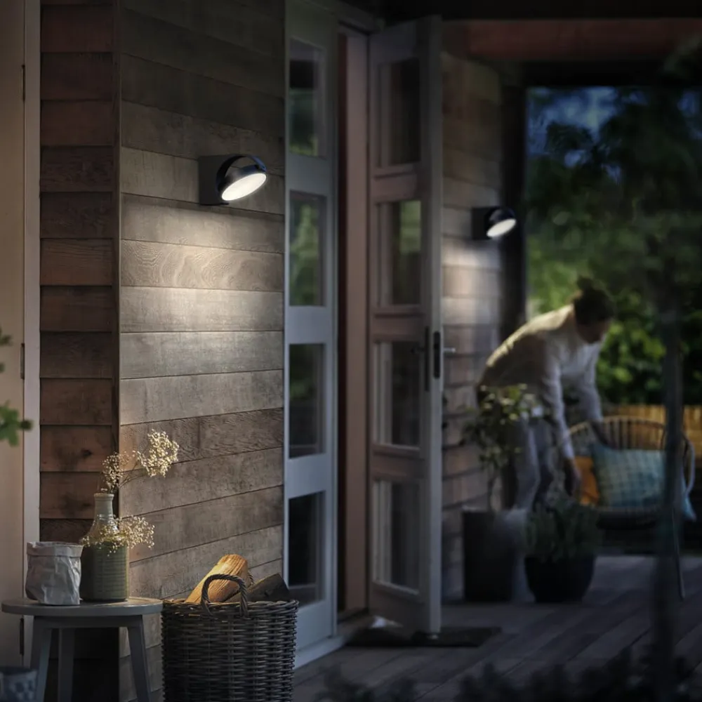 Mimosa udendørs LED-væglampe, justerbar^Philips Hot