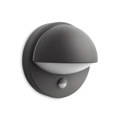 Philips myGarden June væglampe med sensor, antracitgrå