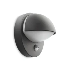 Philips myGarden June væglampe med sensor, antracitgrå