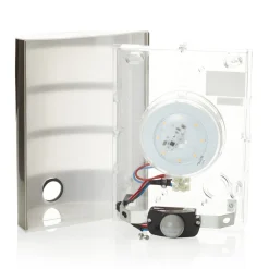 Python udendørs LED-væglampe med sensor, stål^Philips New