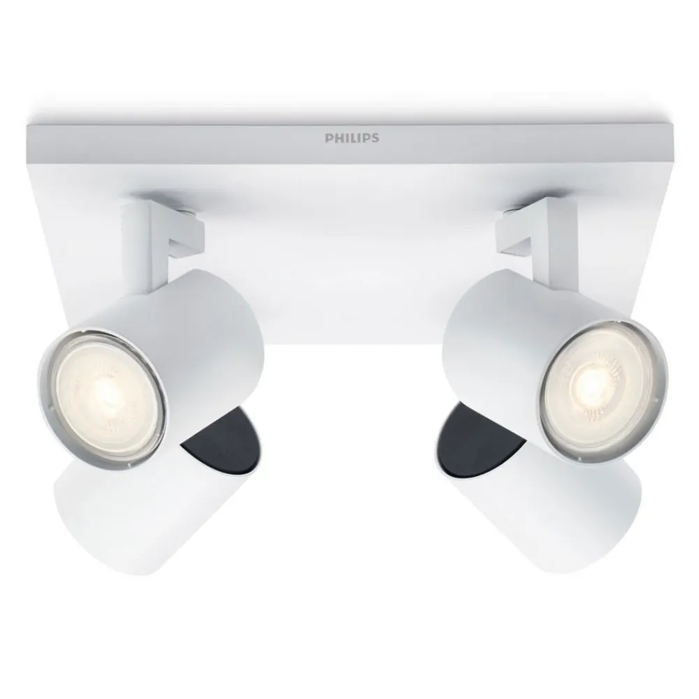 Runner LED-loftlampe hvid 4 lyskilder^Philips Discount