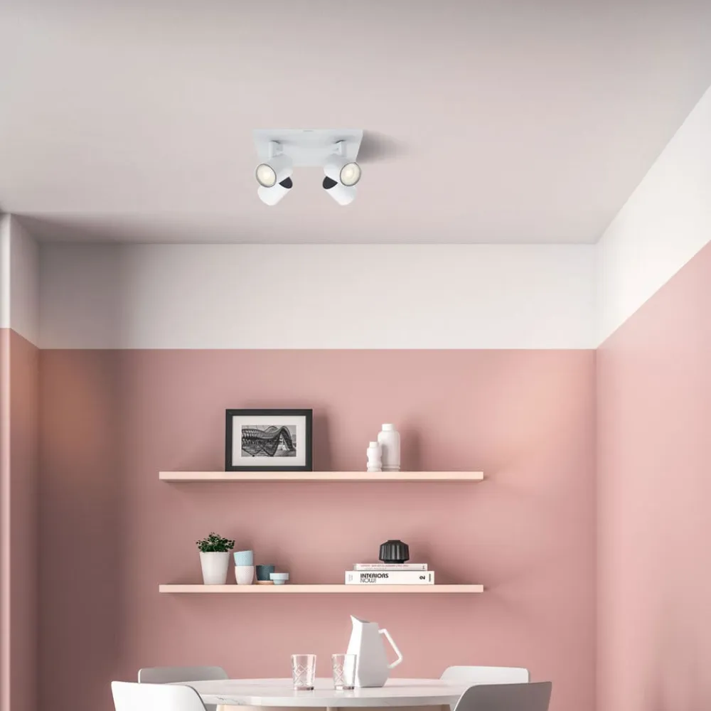 Runner LED-loftlampe hvid 4 lyskilder^Philips Discount