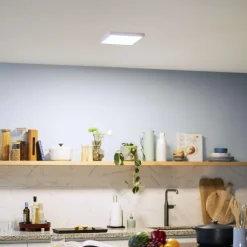 Philips Slim Surface LED 4.000 K kantet 21cm hvid