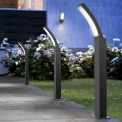 Splay LED-vejlampe, 60 cm, 4.000 K, antracit, IP44^Philips