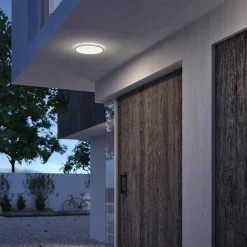 Philips Udendørs Loftlamper>SuperSlim LED IP54 Ø 25cm 4.000K hvid