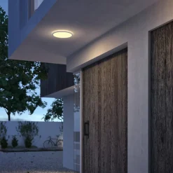 Philips Udendørs Loftlamper>SuperSlim LED IP54 Ø 25cm 2.700K hvid