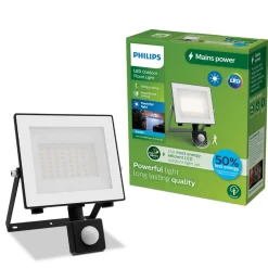Philips udendørs LED-spot Lois UE Sensor, 14 W, 5.000 K IP65