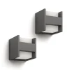 udendørs LED-væglampe Arbour UE 2-sæt 2 lyskilder 2700 K^Philips Sale
