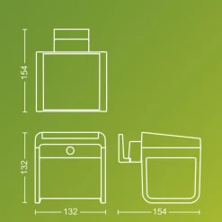 Philips udendørs LED-væglampe Ezra UE, plast, IP44