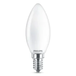 Philips WarmGlow LED Classic E14 B35 3,4 W mat