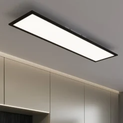Briloner Piatto LED-panel CCT fjernbetjening 100x25 sort