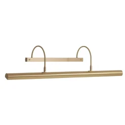 Knapstein PICTURE lang gallerilampe mat messing