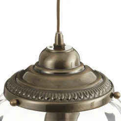 Searchlight Pineapple pendellampe, antik messing