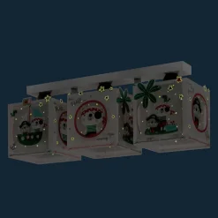 Pirates-loftslampe med tre lys til børneværelset^Dalber Sale