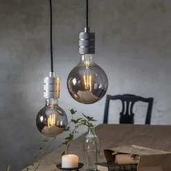 Plain Smoke E27 LED-globepære 1,8 W 2.100K Ø 95mm^STAR TRADING Clearance