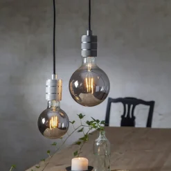 Plain Smoke E27 LED-globepære 1,8 W 2.100K Ø 95mm^STAR TRADING Clearance