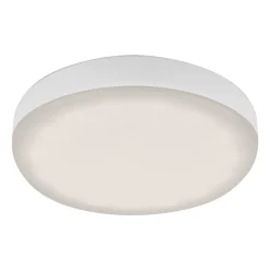 Briloner Plat LED-indbygningsspot, hvid, Ø 7,5 cm, 4.000K