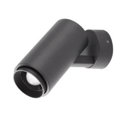 FARO BARCELONA Plom udendørs LED-vægspot, mørkegråt