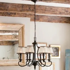 Plymouth lysekrone, 6 lyskilder^HINKLEY Online