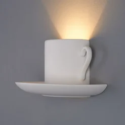 Lindby Pocillo malbar væglampe i gips