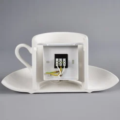 Lindby Pocillo malbar væglampe i gips