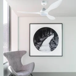 Polaris L LED-loftventilator, 3 blade, hvid^FARO BARCELONA Sale