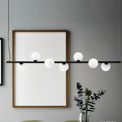 Sforzin Pomi hængelampe, vandret, 7 lyskilder