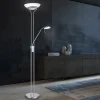 Pool LED-gulvlampe med læsearm, CCT-funktion^FISCHER & HONSEL