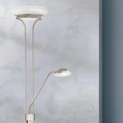 Pool LED-gulvlampe med læsearm, CCT-funktion^FISCHER & HONSEL